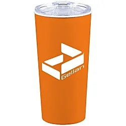 Roadmaster Travel Tumbler - 18 oz. - White Interior - Clear Lid - 24 hr