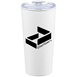 Roadmaster Travel Tumbler - 18 oz. - White Interior - Clear Lid - 24 hr