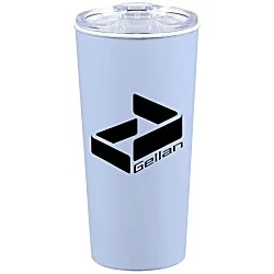 Roadmaster Travel Tumbler - 18 oz. - White Interior - Clear Lid - 24 hr