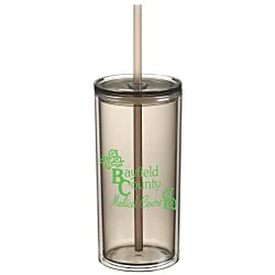Marly Acrylic Tumbler with Straw - 16 oz.