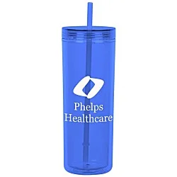Chroma Acrylic Tumbler with Straw - 16 oz. - 24 hr