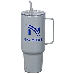 Koozie® Big Vacuum Mug with Straw - 40 oz. - 24 hr