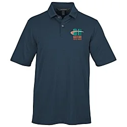 Jacquard Textured Jersey Polo - Men's