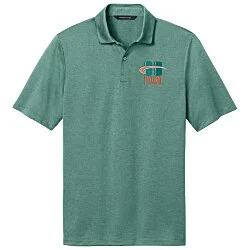 Jacquard Textured Jersey Polo - Men's