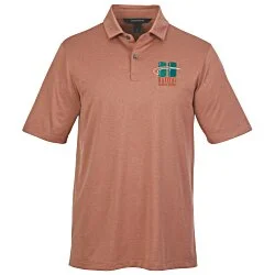 Jacquard Textured Jersey Polo - Men's