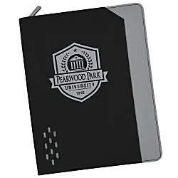 Souvenir Armor Zippered Padfolio with Pen