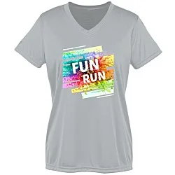 Momentum Solid V-Neck T-Shirt - Ladies' - Full Color