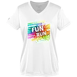 Momentum Solid V-Neck T-Shirt - Ladies' - Full Color