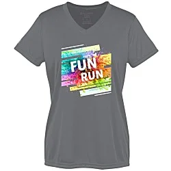 Momentum Solid V-Neck T-Shirt - Ladies' - Full Color