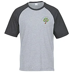 Voltage Tri-Blend Wicking T-Shirt - Men's - Colorblock - Embroidered