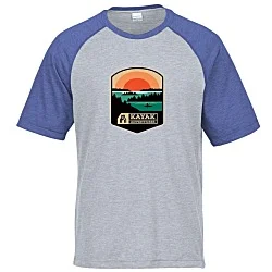 Voltage Tri-Blend Wicking T-Shirt - Men's - Colorblock - Full Color