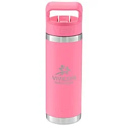 YETI Rambler Water Bottle with Straw Cap - 18 oz