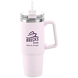Lyon Vacuum Mug with Straw - 30 oz.