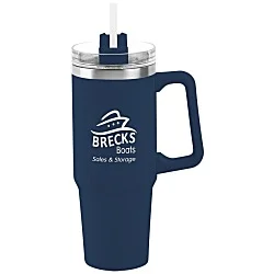 Lyon Vacuum Mug with Straw - 30 oz.