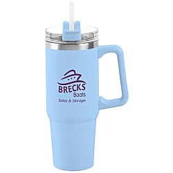 Lyon Vacuum Mug with Straw - 30 oz.