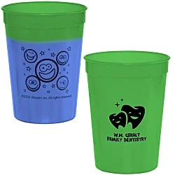 Super Kid Mood Stadium Cup - 12 oz. - Smiley Faces