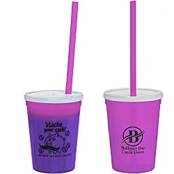 Super Kid Mood Stadium Cup with Straw - 12 oz. - Dollars and Cents