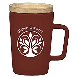 Sonder Coffee Mug with Bamboo Lid/Coaster - 14 oz.