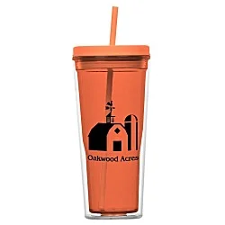 Vast Acrylic Tumbler with Straw - 21 oz.