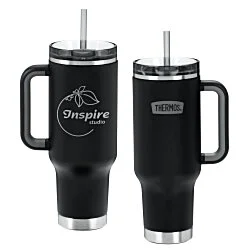 Thermos Vacuum Mug with Straw - 40 oz. - Laser Engraved