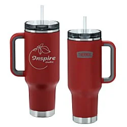Thermos Vacuum Mug with Straw - 40 oz. - Laser Engraved