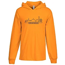 Jerzees Classics Cotton Long Sleeve Hooded T-Shirt - Screen