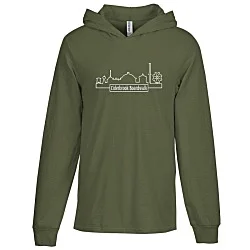 Jerzees Classics Cotton Long Sleeve Hooded T-Shirt - Screen