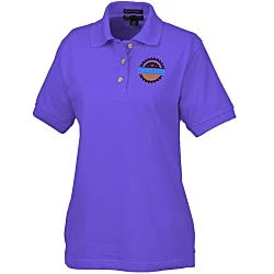Egyptian Cotton Pique Polo - Ladies' - Full Color