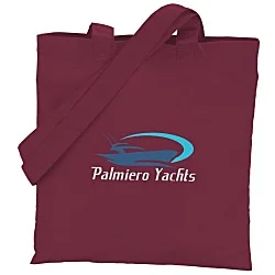Cotton Sheeting Colored Economy Tote - 12-1/2" x 12" - Full Color