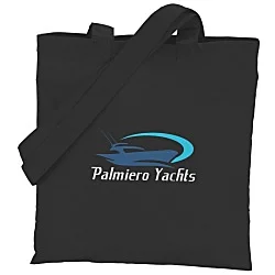 Cotton Sheeting Colored Economy Tote - 12-1/2" x 12" - Full Color