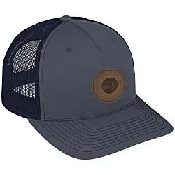 Richardson Five Panel Snapback Trucker Cap - Laser Engraved Patch