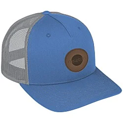 Richardson Five Panel Snapback Trucker Cap - Laser Engraved Patch
