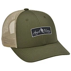 Yupoong Classics Elite Trucker Cap - Laser Engraved Patch