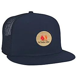 New Era Flat Bill Snapback Trucker Cap - Full Color Patch - 24 hr