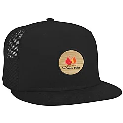 New Era Flat Bill Snapback Trucker Cap - Full Color Patch - 24 hr