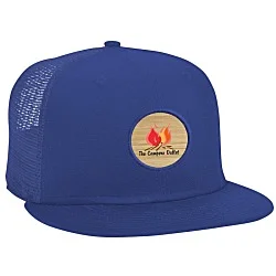 New Era Flat Bill Snapback Trucker Cap - Full Color Patch - 24 hr