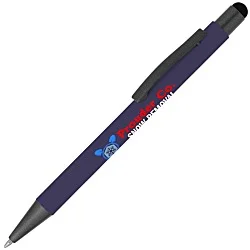 Charleston Soft Touch Stylus Metal Pen - Full Color