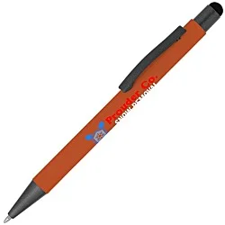 Charleston Soft Touch Stylus Metal Pen - Full Color