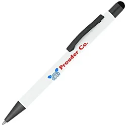 Charleston Soft Touch Stylus Metal Pen - Full Color