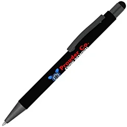 Charleston Soft Touch Stylus Metal Pen - Full Color