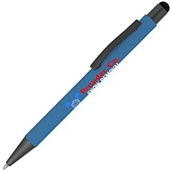 Charleston Soft Touch Stylus Metal Pen - Full Color