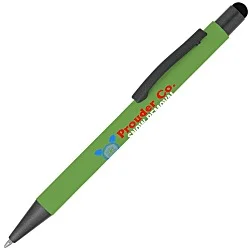 Charleston Soft Touch Stylus Metal Pen - Full Color