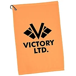 League Golf Towel with Carabiner - Colors - 24 hr