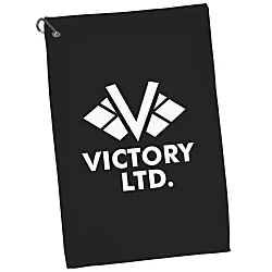 League Golf Towel with Carabiner - Colors - 24 hr
