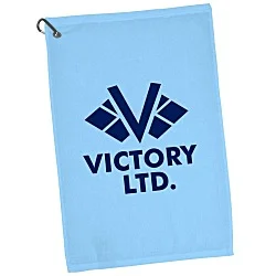 League Golf Towel with Carabiner - Colors - 24 hr