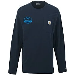 Carhartt Force Long Sleeve Pocket T-Shirt - Screen
