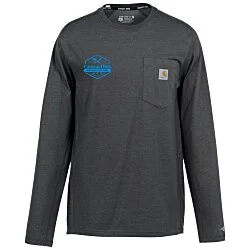 Carhartt Force Long Sleeve Pocket T-Shirt - Screen