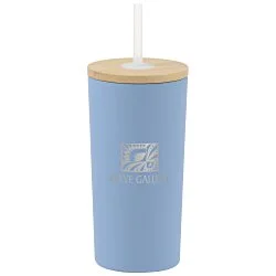 Wren Vacuum Tumbler with Straw - 17 oz. - Laser Engraved
