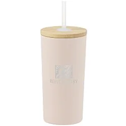 Wren Vacuum Tumbler with Straw - 17 oz. - Laser Engraved