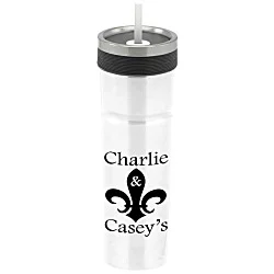Veil Vacuum Tumbler with Straw - 20 oz. - 24 hr